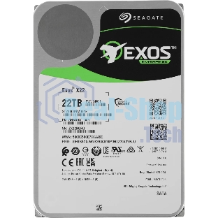 Жесткий диск Seagate HDD Exos X22 ST22000NM001E 22Tb 7200rpm SATA-III 512Mb 3.5