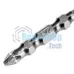 Набор бит двухстор. Gross PH2-T30х45мм, PZ2-H4х45мм, сталь S2, 2 шт.