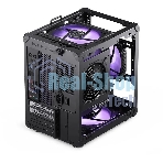 Компьютерный корпус JONSBO Computer Case C6Handle black hang-in version черный, Mini-Tower, материнская плата mATX, без БП, прозрачная боковая панель