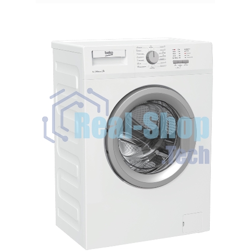 Стиральная машина Beko WRS 54P1 BSW белый, загрузка фронтальная 5 кг, 800 об/мин, класс: A-10%