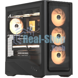 Компьютерный корпус Aerocool \ Formula V Line Air Power G9 DUO PA Black, ATX, TYPE-C*1, USB3.0*2, MESH/GLASS FRONT PANEL, FRONT 3x PERFORMANCE ARGB, REAR 1x PERFORMANCE ARGB