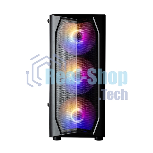 Компьютерный корпус MidiTower Zalman N4 black (ATX,Window, 6xRGb fan, USB 2.0 x2, USB 3.0x1, без БП) (N4 rev.1)