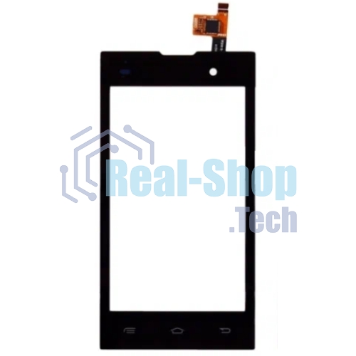 Сенсорное стекло (тачскрин) для Fly IQ4418 ERA Style 4, черное