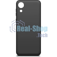 Чехол (клип-кейс) BoraSCO Silicone Case для Samsung Galaxy A03 Core черный (матовый)