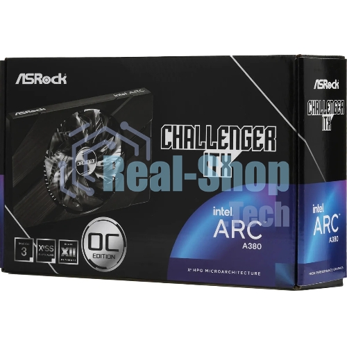 Видеокарта ASRock Arc A380 Challenger ITX 6G OC