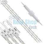 Светильник для растений светодиодный Uniel линейный ULY-P91-20W/SPFR/K IP65 AC220V CLEAR KIT03 1200мм. Спектр для фотосинтеза. В составе набора из 3-х штук.