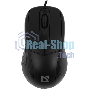 Мышь проводная Defender Standard MB-580 черный, 1000 dpi, USB, кнопки - 3
