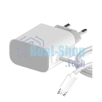 Сетевое зарядное устройство Maxvi CHL-240M 2.4A, with microUSB cable, белый