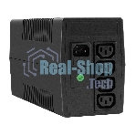 Источник бесперебойного питания ExeGate Smart LB-800.LCD.AVR.4C13 (800VA/480W, LCD, AVR, 4*C13, батарея 12V 9Ah, Black)