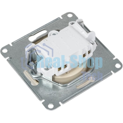 Механизм розетки 1-м СП AtlasDesign без заземл. защ. шторки 16А беж. SchE ATN000249