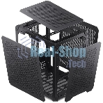 Компьютерный корпус JONSBO Computer Case C6Handle black hang-in version черный, Mini-Tower, материнская плата mATX, без БП, прозрачная боковая панель