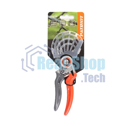 Секатор плоскостной PATRIOT PBP 215 L, 215 мм