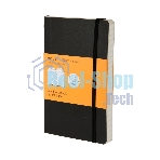Блокнот Moleskine CLASSIC SOFT QP611 Pocket 90x140 мм, 192 страниц, линейка, мягкая обложка, черный