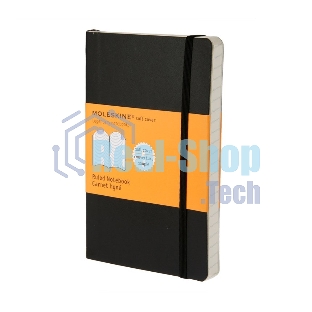 Блокнот Moleskine CLASSIC SOFT QP611 Pocket 90x140 мм, 192 страниц, линейка, мягкая обложка, черный