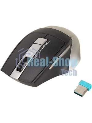 Мышь беспроводная A4Tech Fstyler FB35 серый, 2000 dpi, радиоканал, Bluetooth, USB, кнопки - 6