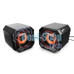 Акустическая система 2.0 Gembird SPK-405, пассив. излучатели, черный, 5 Вт, рег. громкости USB-питание