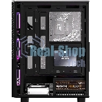 Компьютерный корпус Aerocool/Formula Mana Geometry черный без БП ATX 3x120мм 1xUSB 3.0 1xUSB3.1 audio bott PSU