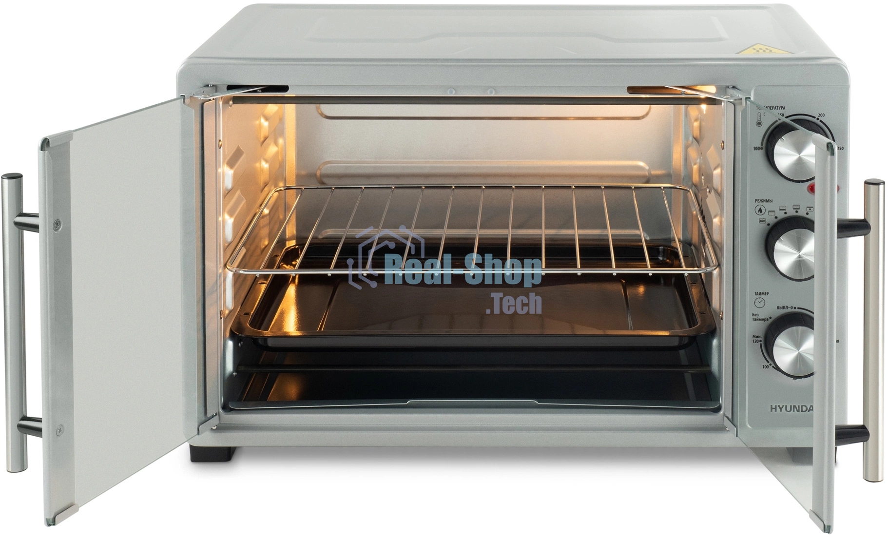 Мини-печь Hyundai MIO-HY077 30л. 1500Вт серебристыйМини-печь BBK OE5562MC черy