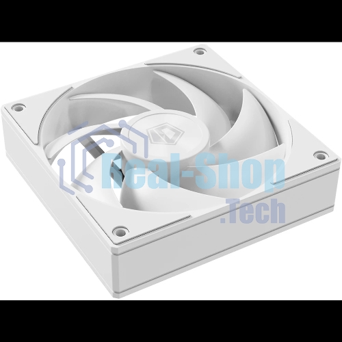 Вентилятор для корпуса ID-COOLING AF-1230-W белый, 120 мм, 2000 об/мин, 31.1 дБ, 4 pin