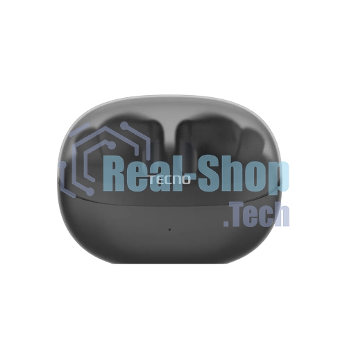 Наушники TWS Tecno Buds 4 черный, внутриканальные, Bluetooth, до 6 ч