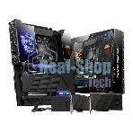 Материнская плата MSI MEG Z890 GODLIKE, LGA1851, Intel Z890, 4xDDR5, 4xSATA, 8xM.2, 2xPCIe 5.0 x16, 1xPCIe 4.0 x4, 2xThunderbolt 4 (40Gbps), 1x10G LAN, 1x5Gb LAN, Wi-Fi 7, Bluetooth 5.4, 5xUSB-C 10Gbps, 1xUSB-C 20Gbps, 8xUSB-A 10Gbps, 4xUSB-A 5Gbps, 4xUSB-A 2.0, 1xS/PDIF, 2x3.5 мм, 7.1, E-ATX