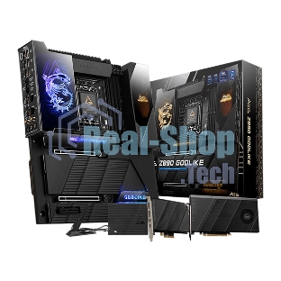 Материнская плата MSI MEG Z890 GODLIKE, LGA1851, Intel Z890, 4xDDR5, 4xSATA, 8xM.2, 2xPCIe 5.0 x16, 1xPCIe 4.0 x4, 2xThunderbolt 4 (40Gbps), 1x10G LAN, 1x5Gb LAN, Wi-Fi 7, Bluetooth 5.4, 5xUSB-C 10Gbps, 1xUSB-C 20Gbps, 8xUSB-A 10Gbps, 4xUSB-A 5Gbps, 4xUSB-A 2.0, 1xS/PDIF, 2x3.5 мм, 7.1, E-ATX