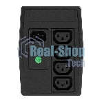 Источник бесперебойного питания ExeGate Smart LB-800.LCD.AVR.4C13 (800VA/480W, LCD, AVR, 4*C13, батарея 12V 9Ah, Black)