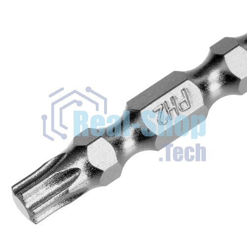 Набор бит двухстор. Gross PH2-T30х45мм, PZ2-H4х45мм, сталь S2, 2 шт.
