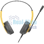 Гарнитура A4Tech Fstyler FH100U желтый/черный, проводная