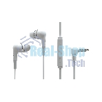 Проводные наушники Ritmix RH-112M белый, вкладыши, jack 3.5 мм, микрофон на кабеле