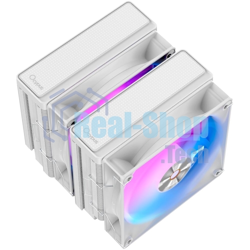 Кулер Ocypus Delta A62 WH ARGb белый 260W/All Intel/AMD AM*/2 fans/Screws