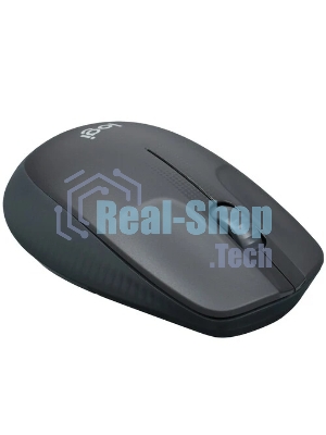 Мышь беспроводная Logitech M190 черный, 1000 dpi, радиоканал, USB, кнопки - 3