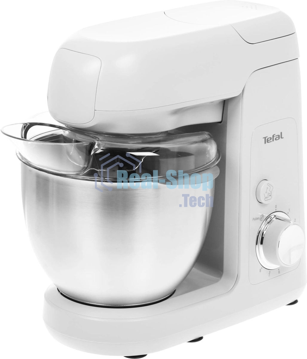 Кухонная машина Tefal Bake Partner QB520B38, серый/серебристый