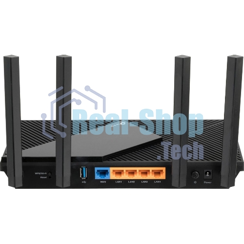 Роутер беспроводной TP-Link Archer AX55 AX3000 10/100/1000BASE-TX черный