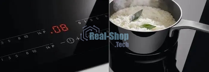 Индукционная варочная поверхность Electrolux EIT60443X, 4 конфорки, стеклокерамика, 7200 Вт