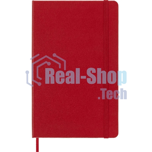 Блокнот Moleskine Classic Large, 240 страниц, красный, нелинованный,