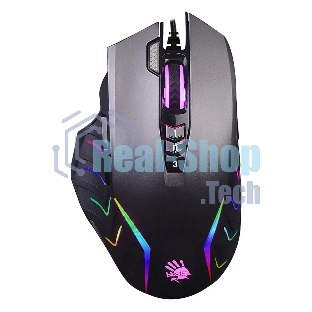 Мышь проводная A4Tech Bloody J95s серый, 8000 dpi, USB, кнопки - 9