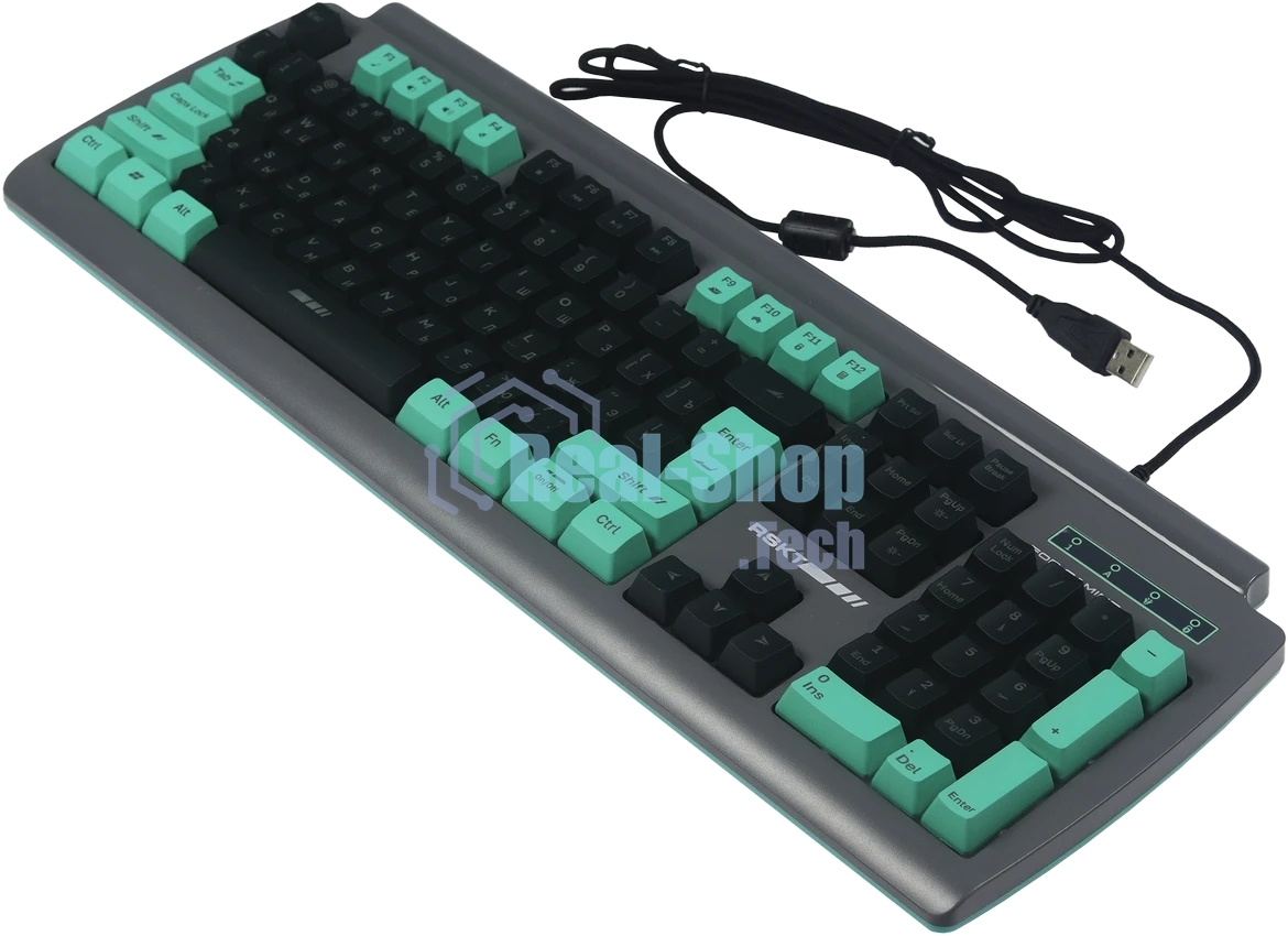 Клавиатура Raskat KG001 проводная, USB Type-A, серый