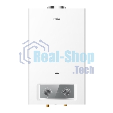 Водонагреватель газовый проточный Haier AquaJet Eco 10 AM белый, проточный, 10 л/мин, 20 кВт