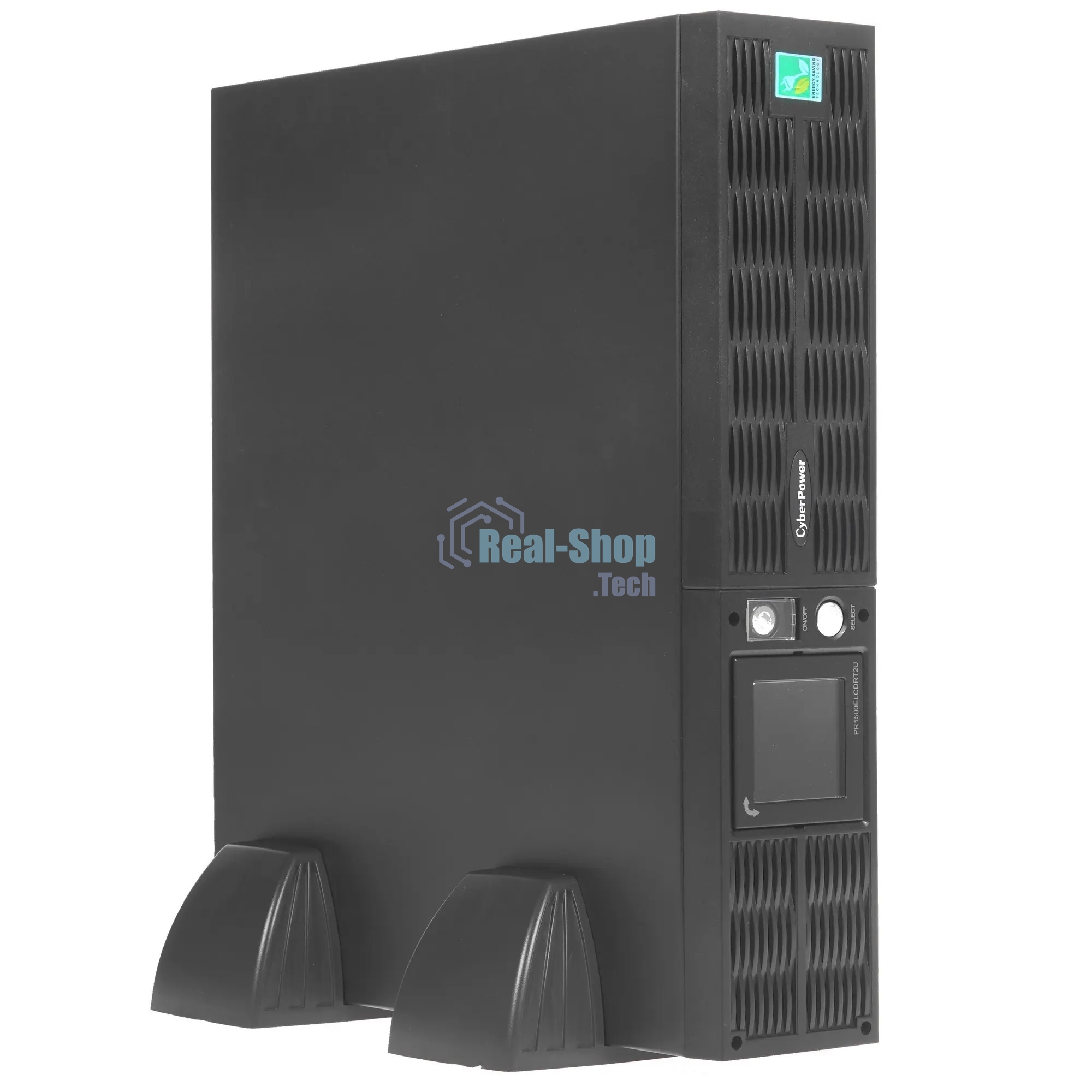 Источник бесперебойного питания CyberPower PR1500ELCDRT2U/1500 ВА/1350 Вт/USB/RJ-11/RJ-45/8 х IEC 320 C13 (компьютерная)