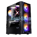 Компьютерный корпус MidiTower Zalman N4 black (ATX,Window, 6xRGb fan, USB 2.0 x2, USB 3.0x1, без БП) (N4 rev.1)