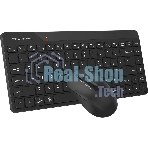 Комплект клавиатура+мышь A4Tech FStyler FG2200 Air2 беспроводной, USB, 1200 DPI, черный