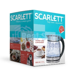 Чайник электрический Scarlett SC-EK27G54 серебристый