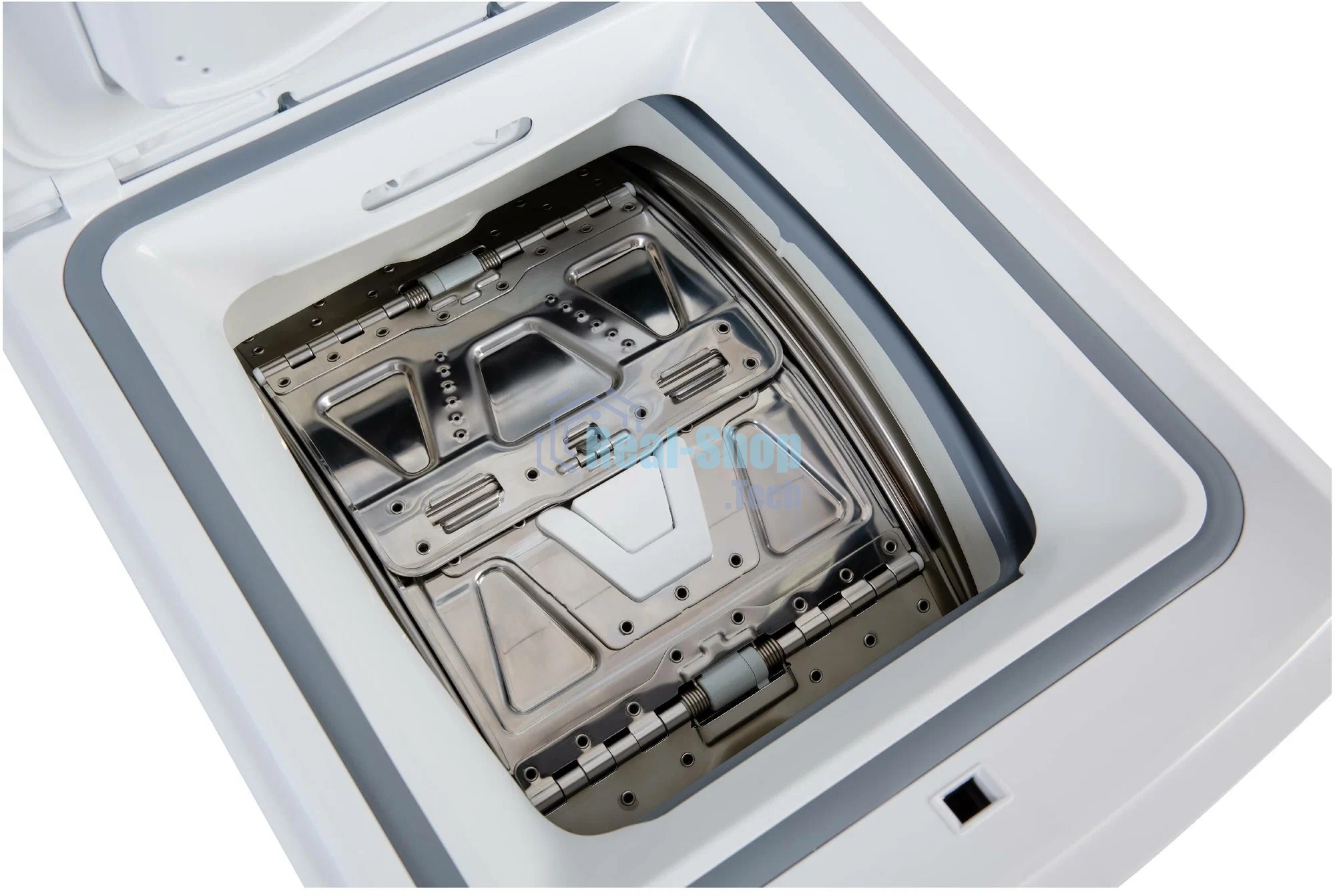 Стиральная машина Korting KWMT 1270 I белый, загрузка вертикальная 7,5 кг, 1200 об/мин., класс: А+++