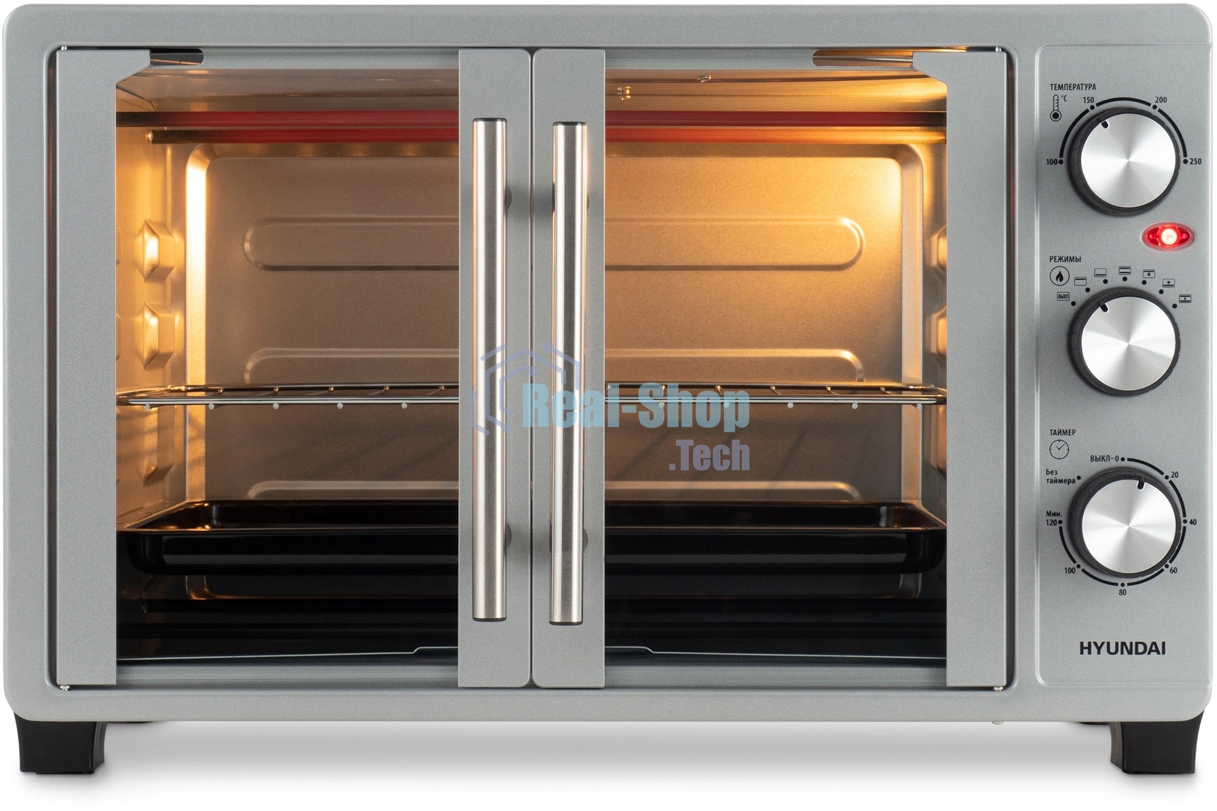 Мини-печь Hyundai MIO-HY077 30л. 1500Вт серебристыйМини-печь BBK OE5562MC черy