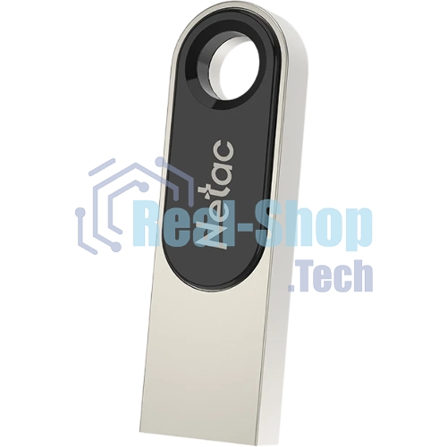 Флешка USB Netac U278 (NT03U278N-016G-32PN), 16Gb, USB 3.0, R/W 90/45, серебристый/черный