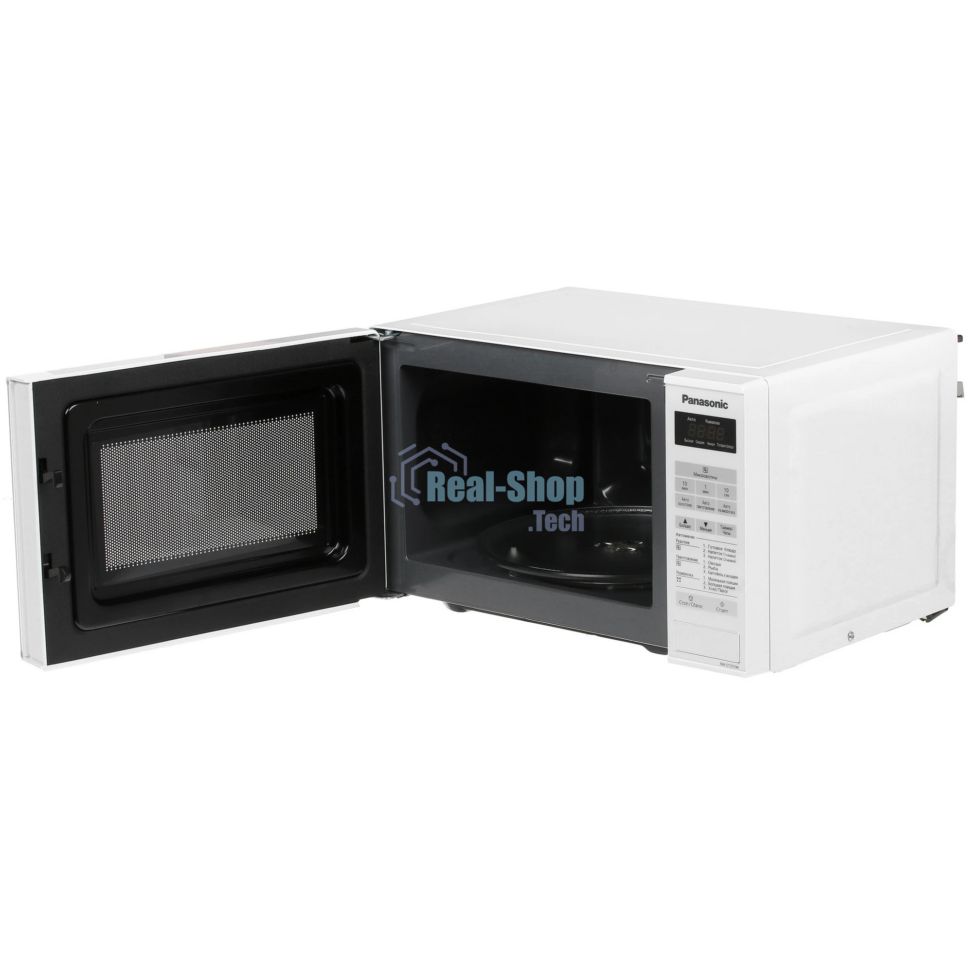 Микроволновая печь Panasonic NN-ST251WZPE белый, 20 л, 800 Вт, переключатели - сенсор