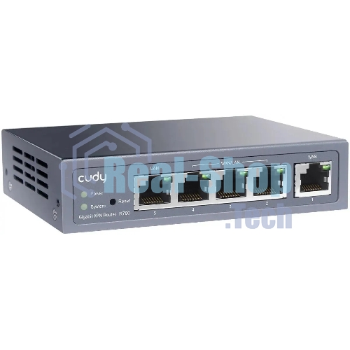 Маршрутизатор Cudy R700, 1×WAN + 3×WAN/LAN + 1×LAN