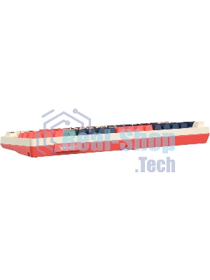Клавиатура проводная A4Tech Bloody AT87 Proxy Boom USB бежевый/красный