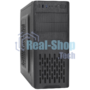 Компьютерный корпус Miditower ExeGate CP-606U-UNS350 (ATX, БП UNS350 с вент. 12см, 1хUSB/1хUSB 3.0, аудио)